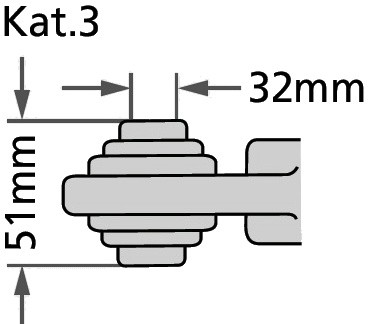 Standard-Oberlenker Kat. 2-3