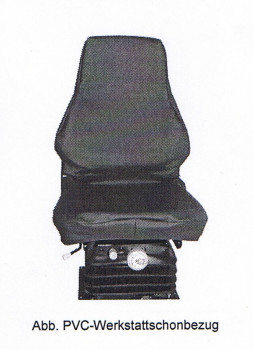 PVC-Werkstattschonbezug für Fahrersitz, einteilig