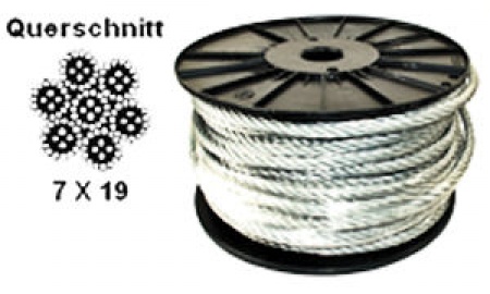 Drahtseil (5 mm) für Seilwinden