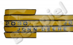 Aufklebersatz Motorhaube für John Deere div. Typen