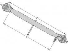 Standard-Oberlenker Kat. 3-3