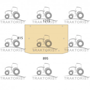 Heckscheibe für Deutz