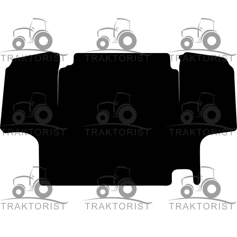 Traktorist Shop Fussmatte Velours Schwarz Fur Case Ih