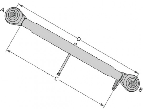 Standard-Oberlenker Kat. 3-3