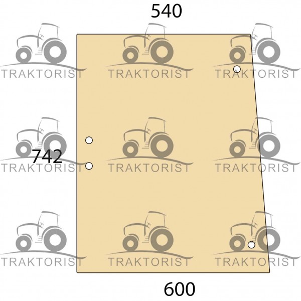 Seitenscheibe links und rechts für Deutz