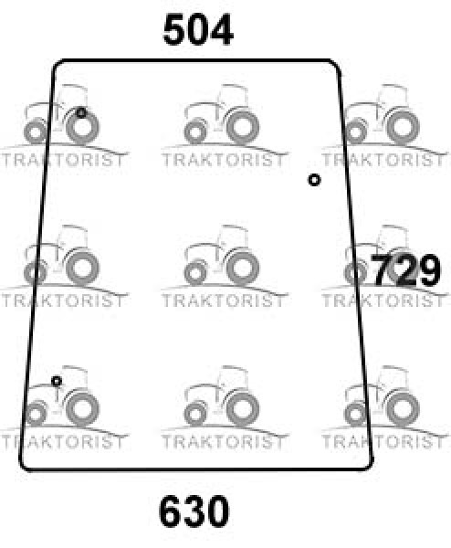 Seitenscheibe rechts und links für John Deere