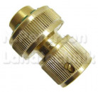 Schnellkupplung mit Wasserstop für 12/15 mm Schlauch